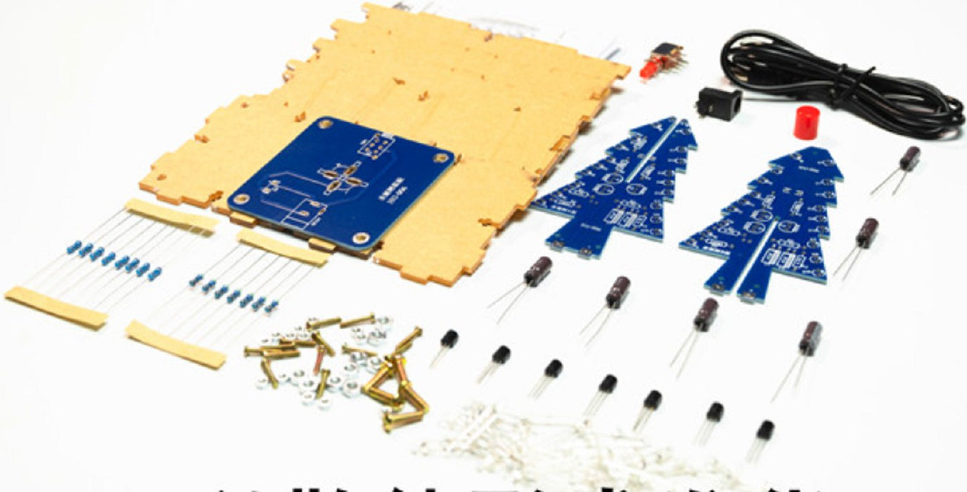 Learn to solder - Christmas Tree with Acrylic case