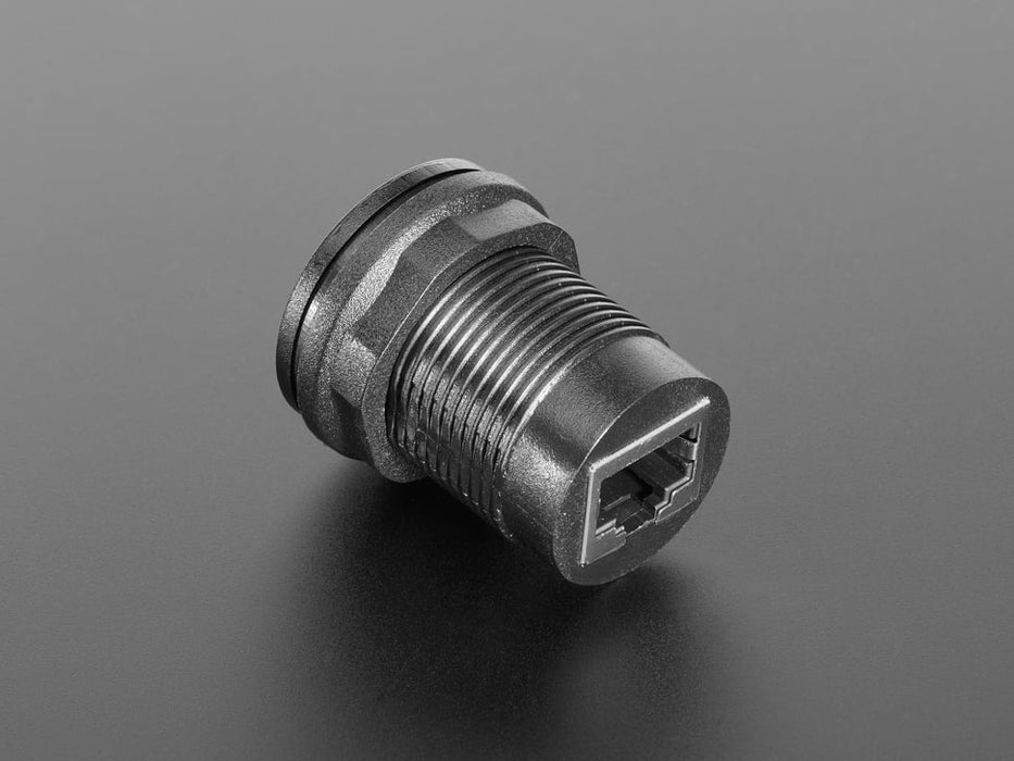 RJ-50 (10P10C) Round Panel Mount Adapter Plug