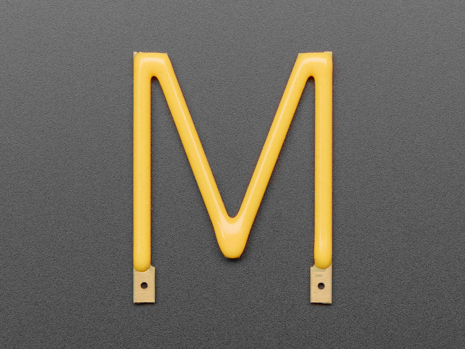 Alphabet LED Filament - Warm White Letter "M"