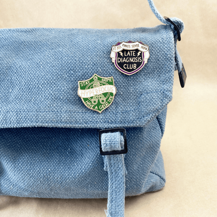 Late Diagnosis Club Lapel Pin