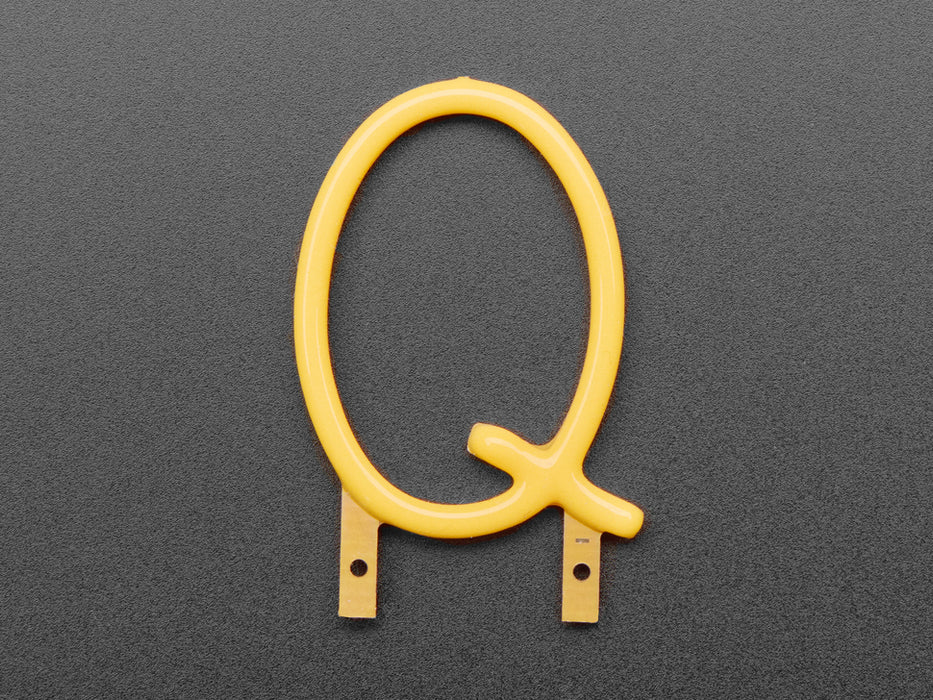 Alphabet LED Filament - Warm White Letter "Q"