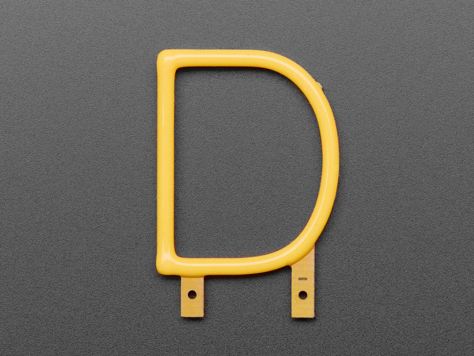 Alphabet LED Filament - Warm White Letter "D"