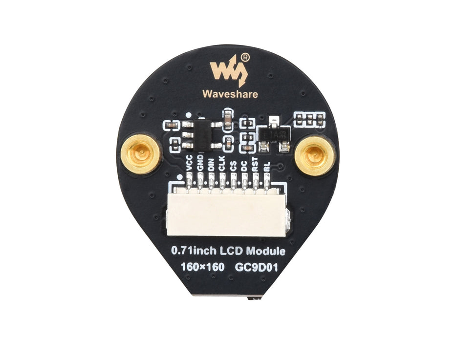 Round 0.71" LCD Display Module - 160x160, SPI, 65K Colors