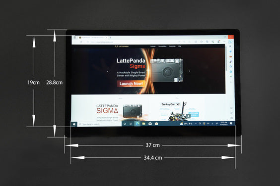 15.6 Inch 1920x1080 IPS Type-C Touch Screen &amp; Display for Raspberry Pi / LattePanda / Jetson Nano Single Board Computer