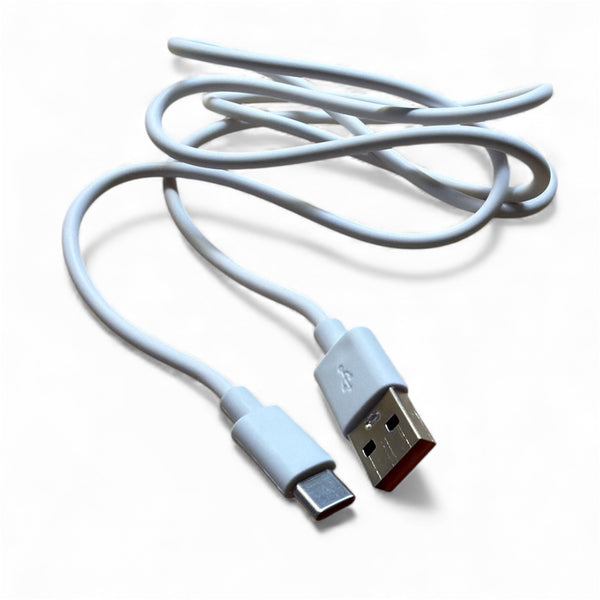 USB-A to USB-C Cable 1m White