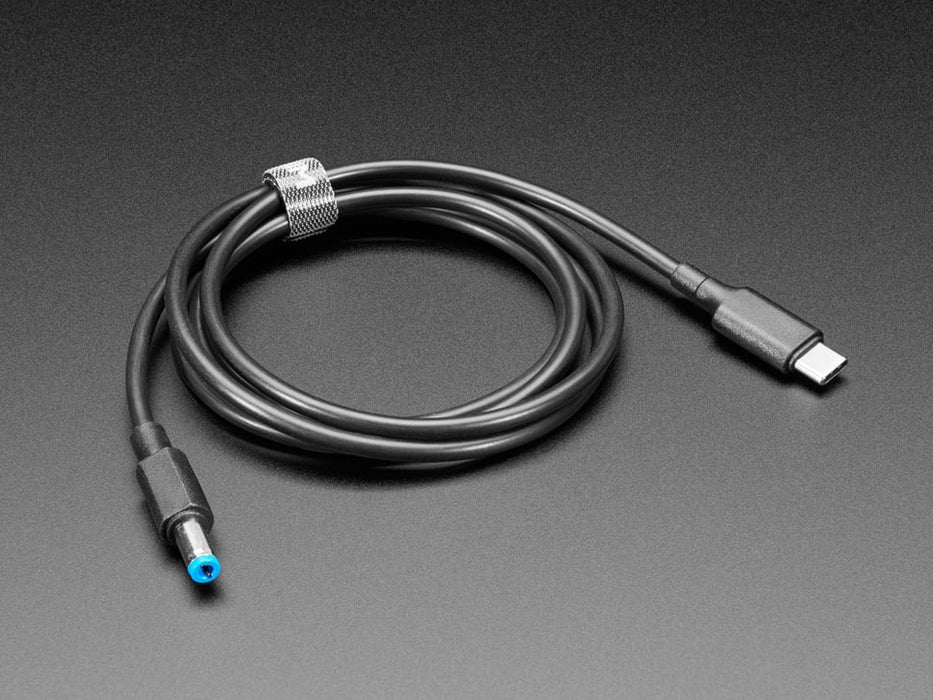 USB Type C 3.1 PD to 5.5mm Barrel Jack Cable - 5V 5A Output