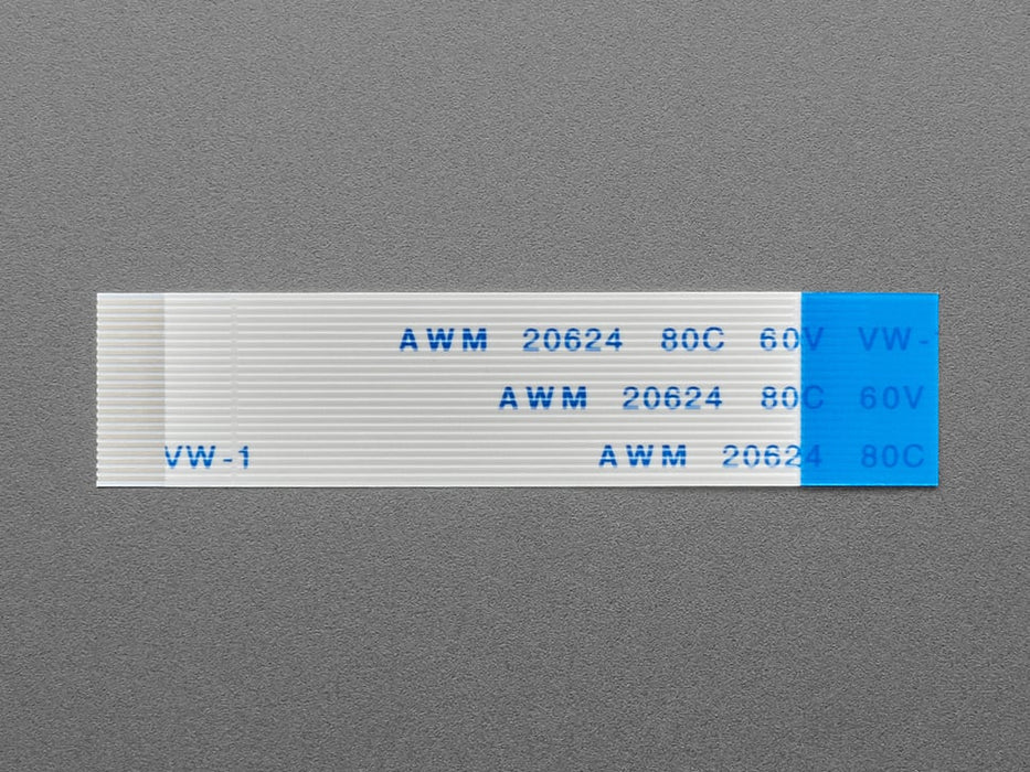 22-pin 0.5mm pitch FPC Flex Cable for DSI CSI or HSTX -  5cm