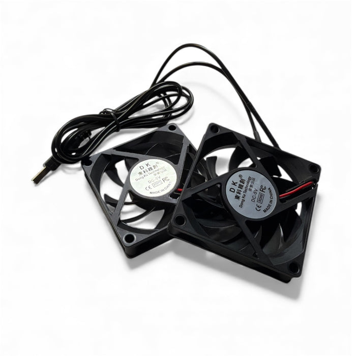 Dual Fan with 1M USB cable - 70x70x15mm