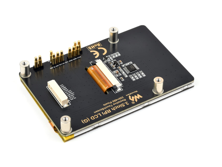 Raspberry Pi 3.5" Resistive Touch IPS Display – 320x480, 262K Colors