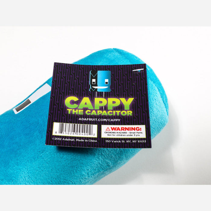 Cappy the Capacitor - Circuit Playground Plushie