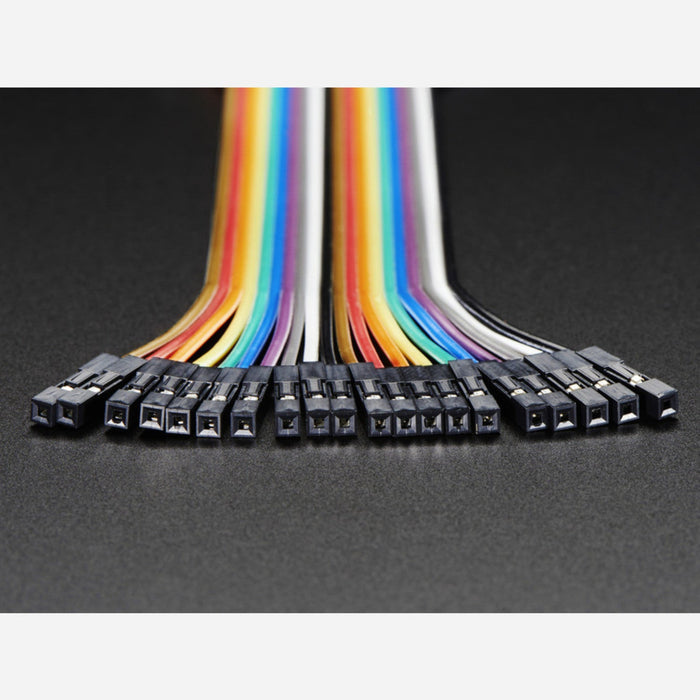 Premium Female/Female Jumper Wires - 20 x 6 (150mm)