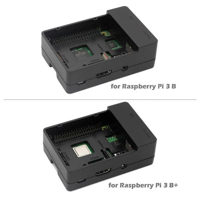 Raspberry Pi 3B+ Case with Cooling Fan + Heatsinks