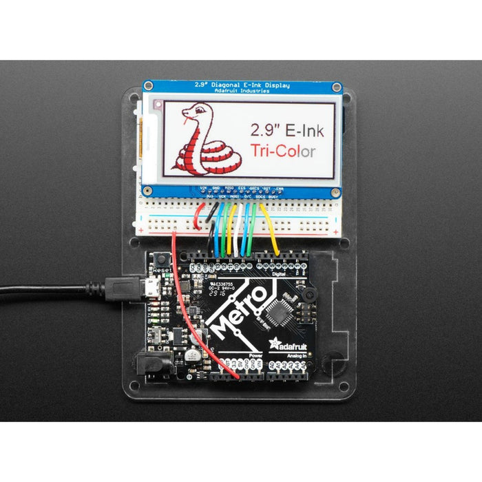 Adafruit 2.9 Red/Black/White eInk Display Breakout - THINK INK