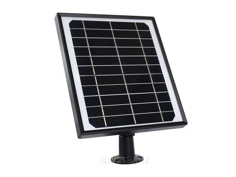 6W Monocrystalline Solar Panel with Toughened Glass - 5.5V