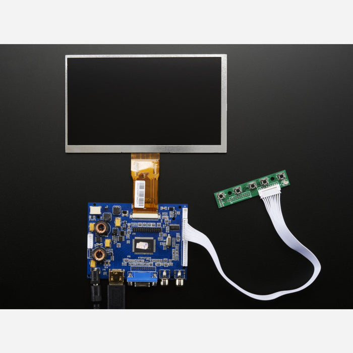 HDMI 4 Pi: 7 Display  Audio 1024x600 - HDMI/VGA/NTSC/PAL