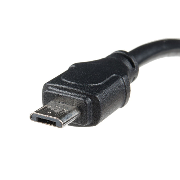 Panel Mount USB-B to Micro-B Cable - 6