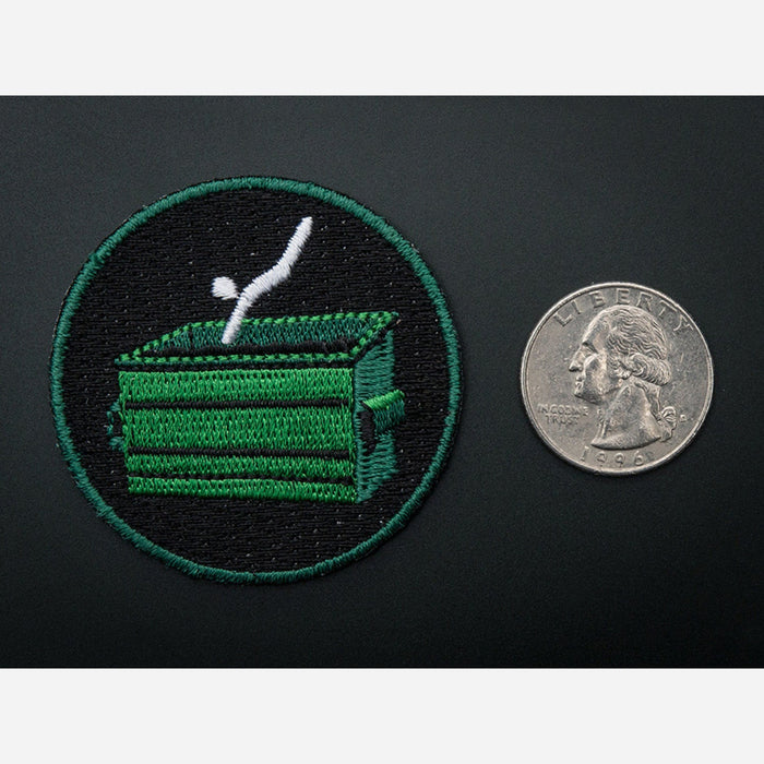 Dumpster Diving! - Skill badge, iron-on patch