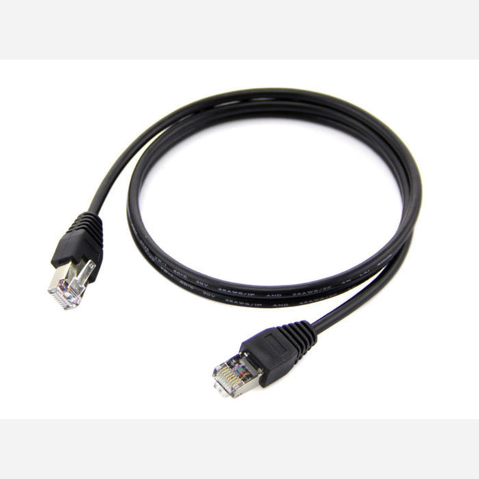 Black Ethernet Cable - 1 Meter