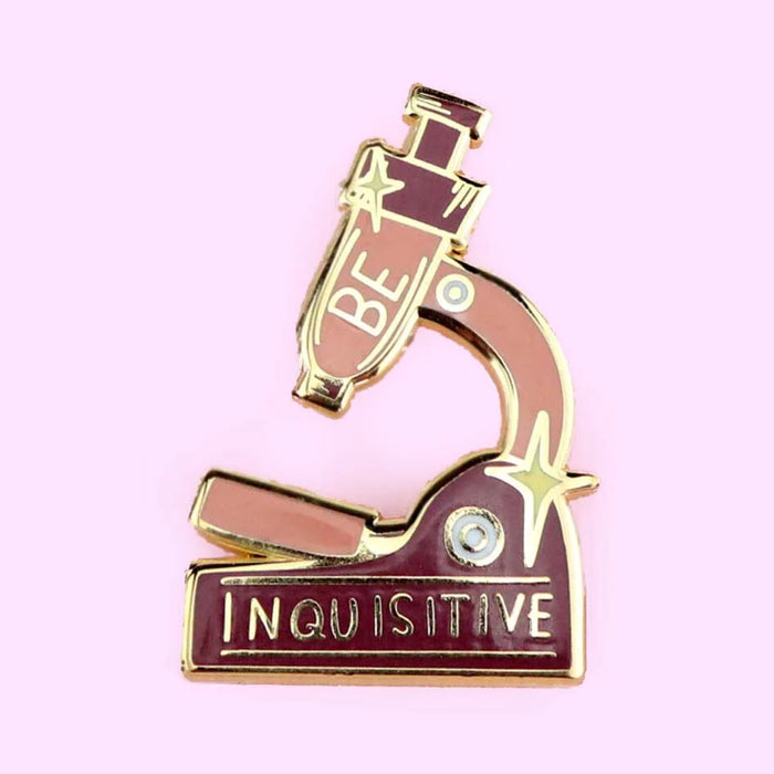 Be Inquisitive Lapel Pin