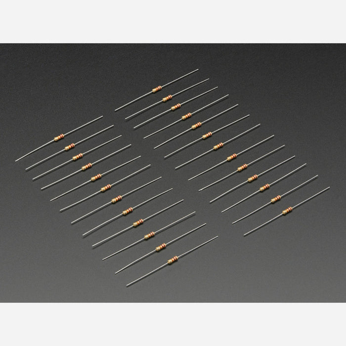 Through-Hole Resistors - 22K ohm 5% 1/4W - Pack of 25