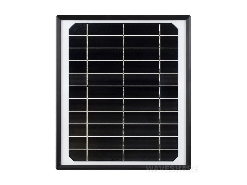 6W Monocrystalline Solar Panel with Toughened Glass - 5.5V