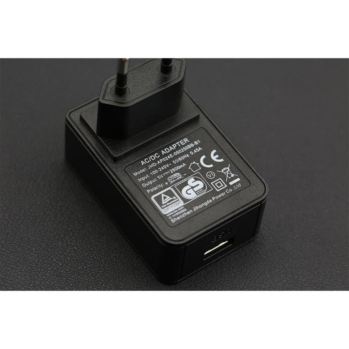 USB Power Supply Wall Adapter 5V@2.5A (EU Standard)