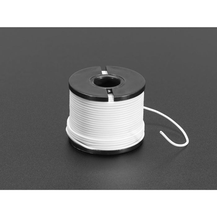 Silicone Cover Stranded-Core Wire - 50ft 30AWG White