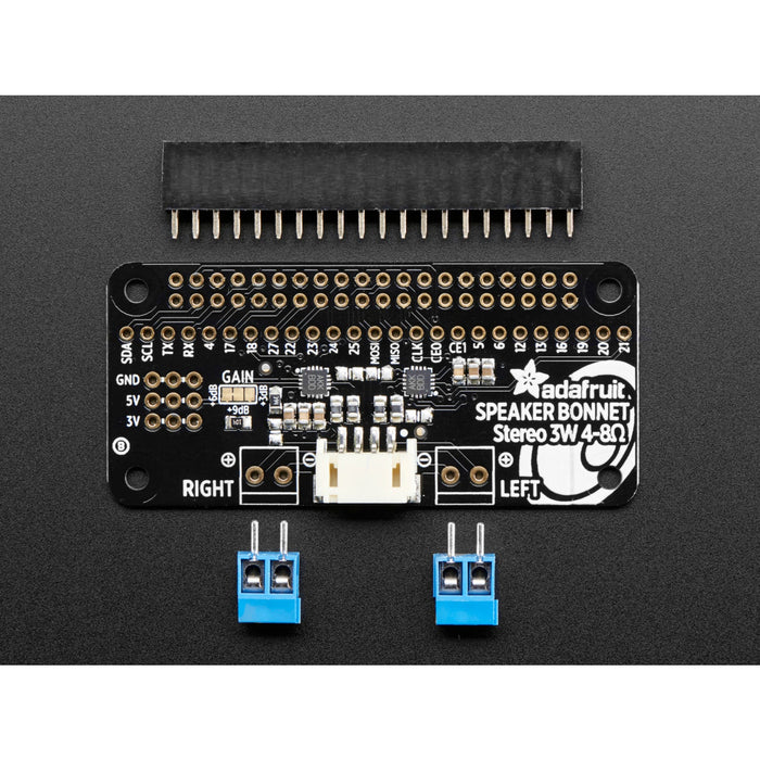 Adafruit I2S 3W Stereo Speaker Bonnet for Raspberry Pi [Mini Kit]