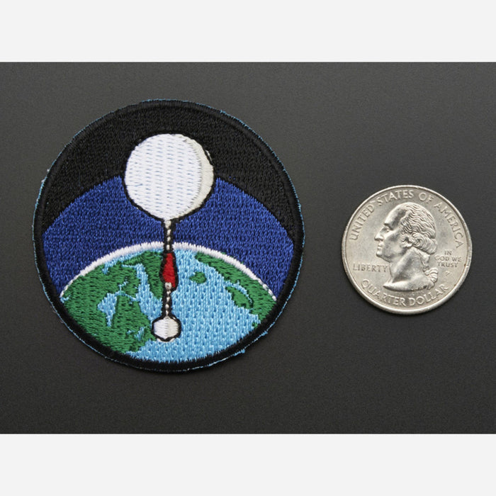 High-altitude balloon - Skill badge, iron-on patch