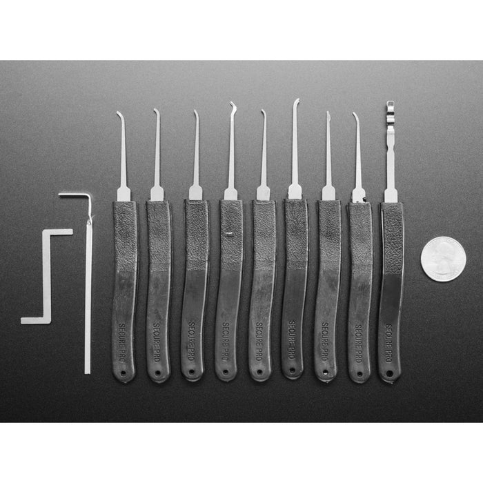 Basic Lock-sport Pick Set - 9 Picks and 2 Wrenches