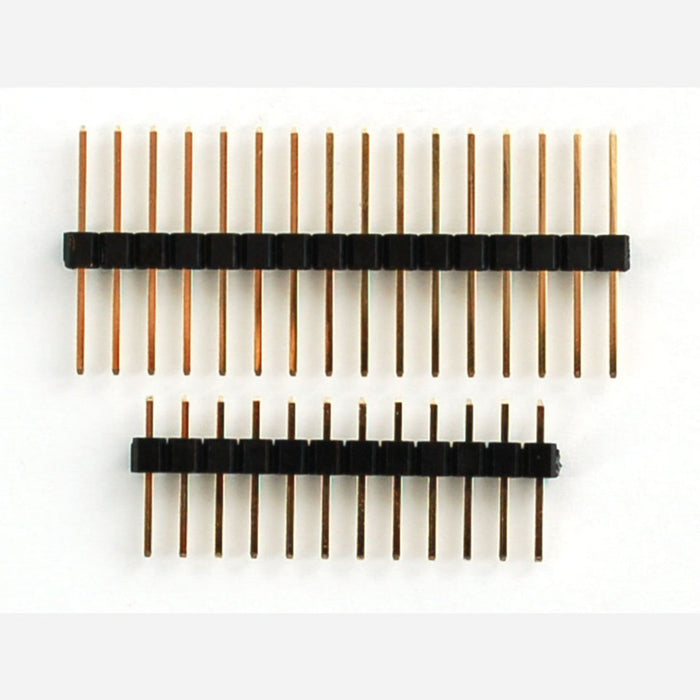 Extra-long break-away 0.1 16-pin strip male header (5 pieces)
