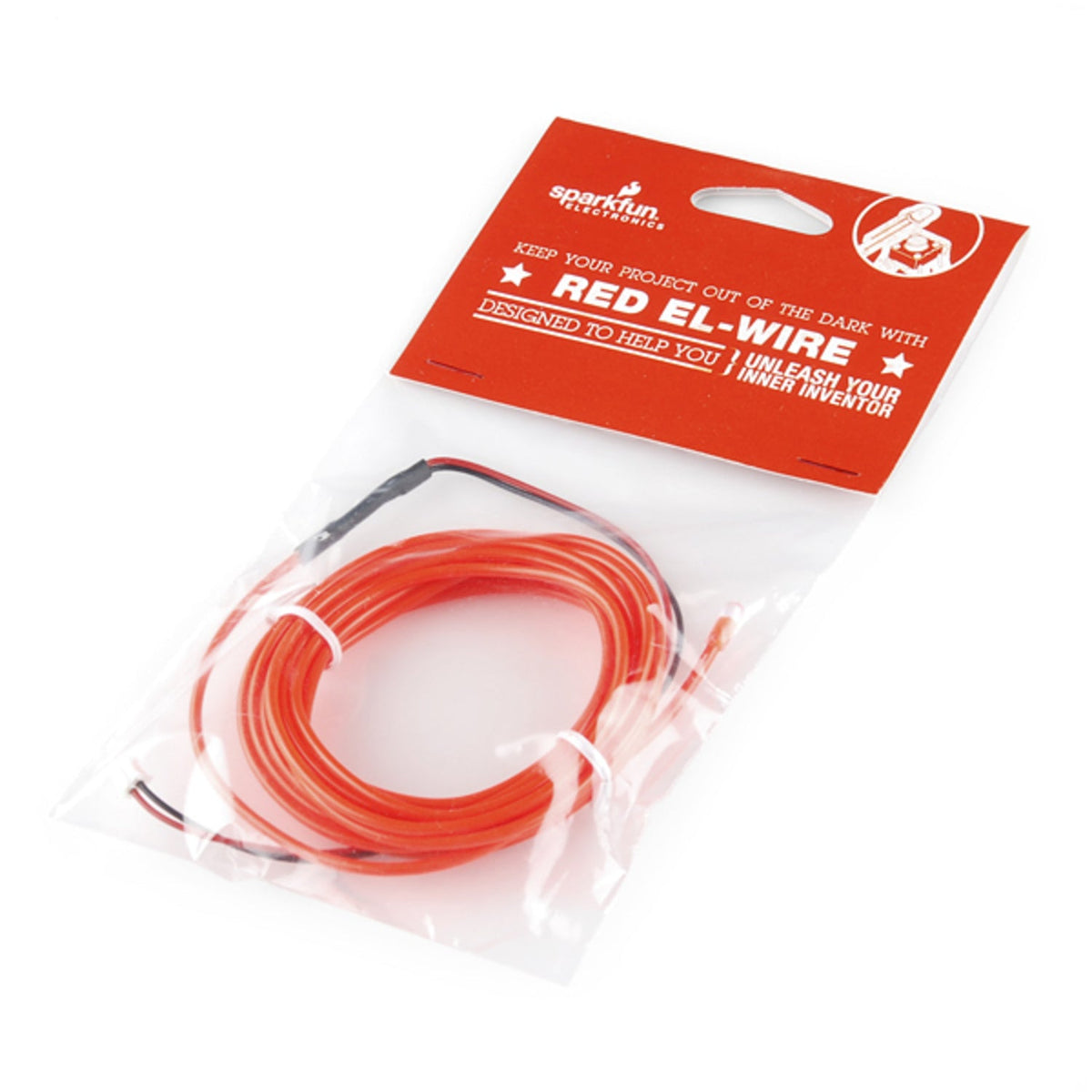 EL Wire - Red 3m (Chasing) - COM-12931 - SparkFun Electronics
