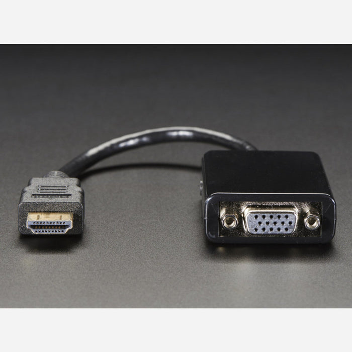 HDMI to VGA Video Adapter and 3.5mm Male/Male Stereo Cable