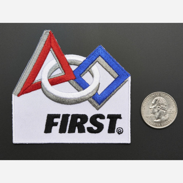FIRST® Robotics - Skill badge, iron-on patch