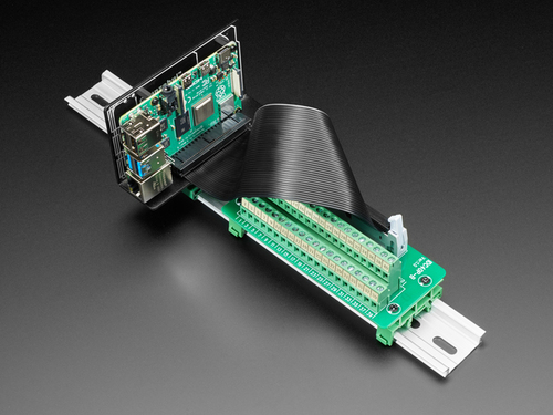 DIN Rail Mount Bracket for Raspberry Pi / BeagleBone / Arduino