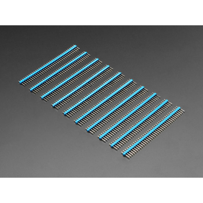 Break-away 0.1 36-pin strip male header - Blue - 10 pack