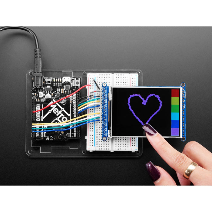3.2 TFT LCD with Touchscreen Breakout Board w/MicroSD Socket - ILI9341