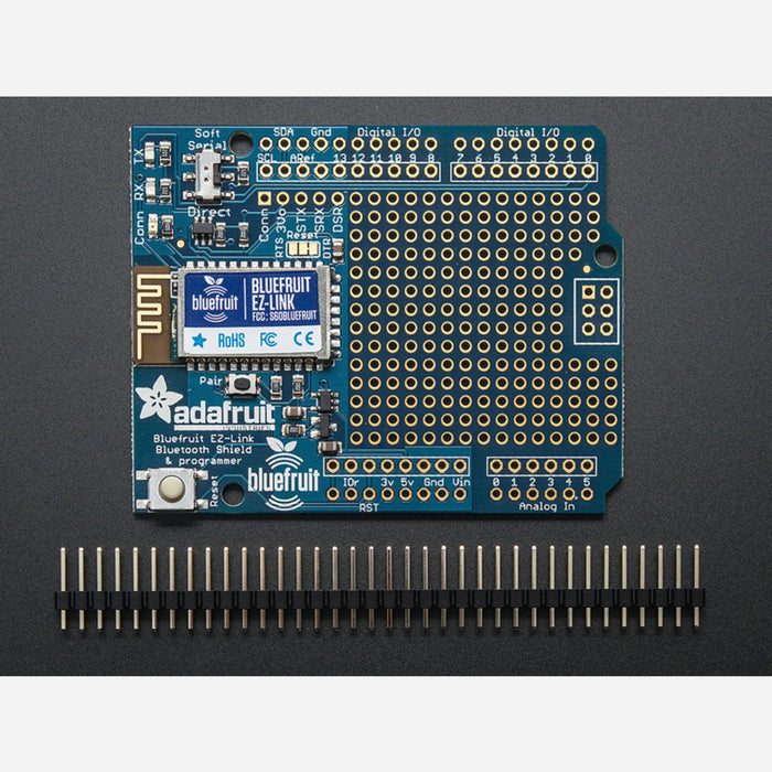Bluefruit EZ-Link Shield - Bluetooth Arduino Serial  Programmer [v1.3]