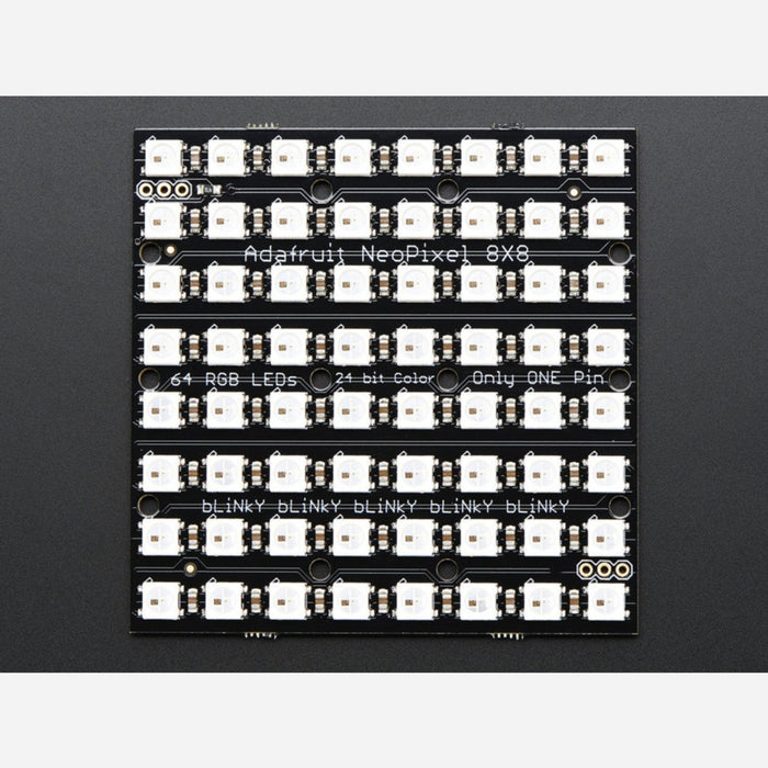 Adafruit NeoPixel NeoMatrix 8x8 - 64 RGB LED Pixel Matrix