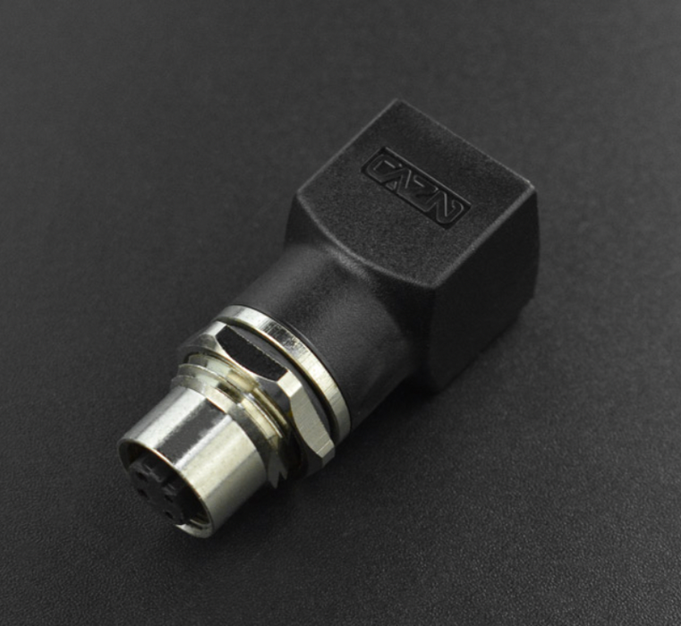 RJ45 Female to M12 4 Pin Female Adapter