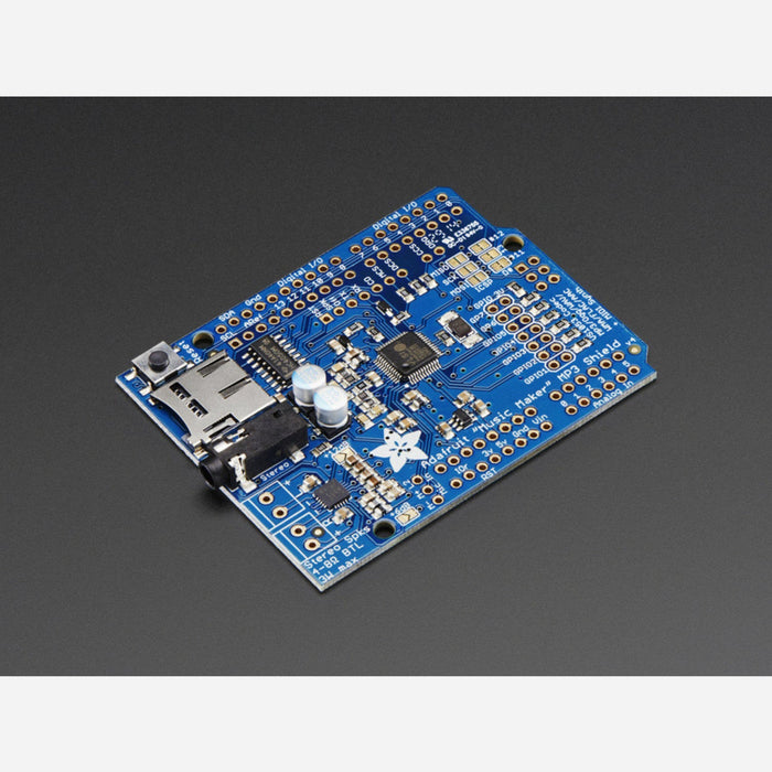 Adafruit Music Maker MP3 Shield for Arduino w/3W Stereo Amp [v1.0]
