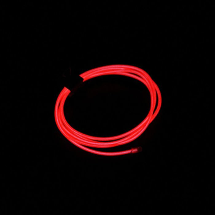 Neon Light EL Wire 1000mmx2.3mm Red