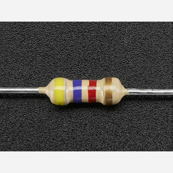 Through-Hole Resistors - 4.7K ohm 5% 1/4W - Pack of 25