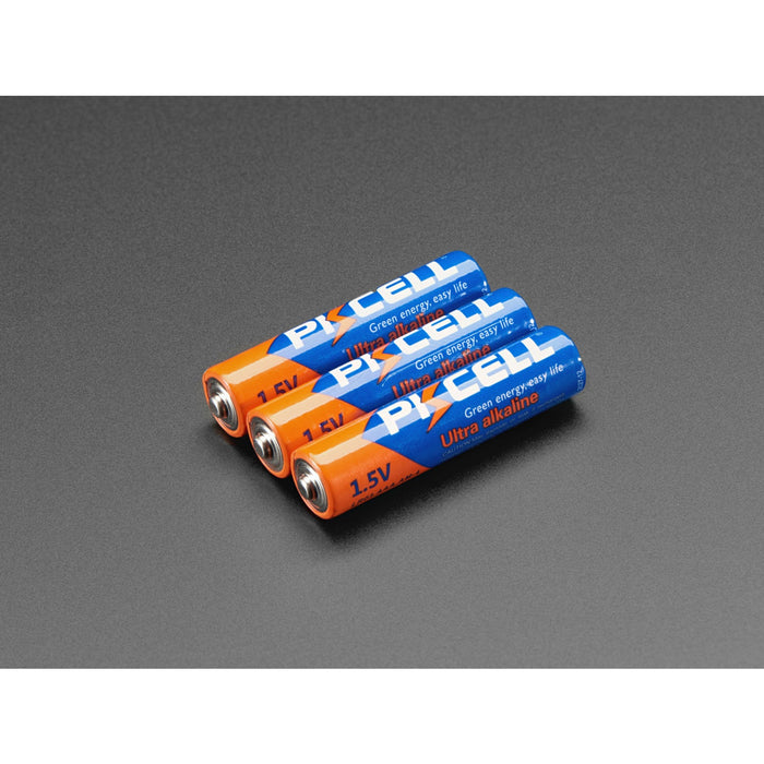 Alkaline AAA batteries - 3 pack