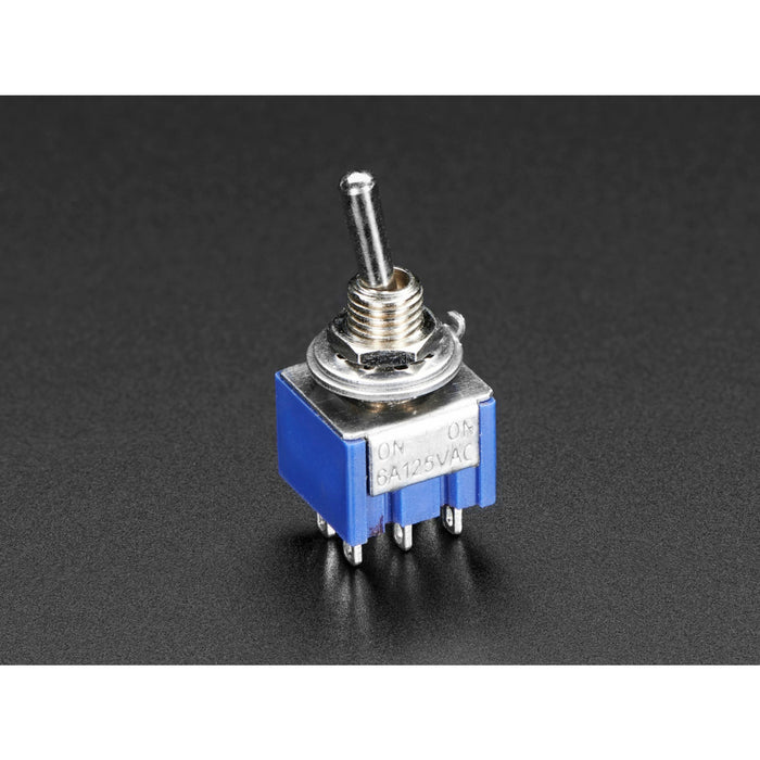 Mini Panel Mount DPDT Toggle Switch