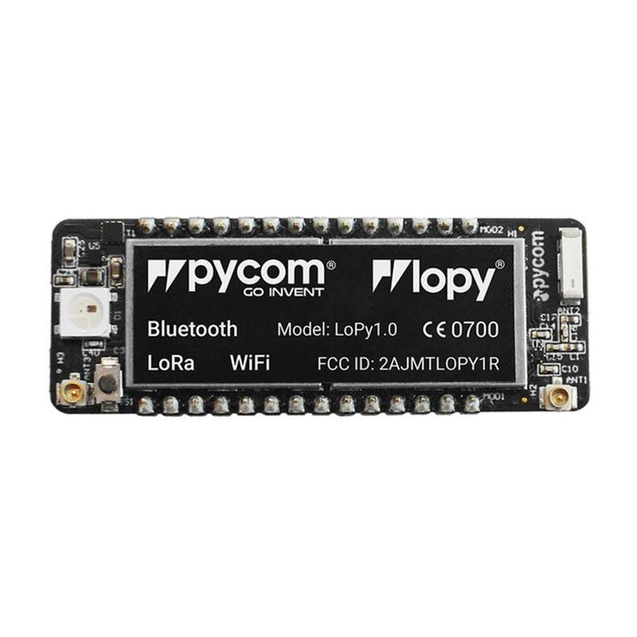 Pycom LoPy - LoRa+WiFi+Bluetooth MicroPython IoT Platform