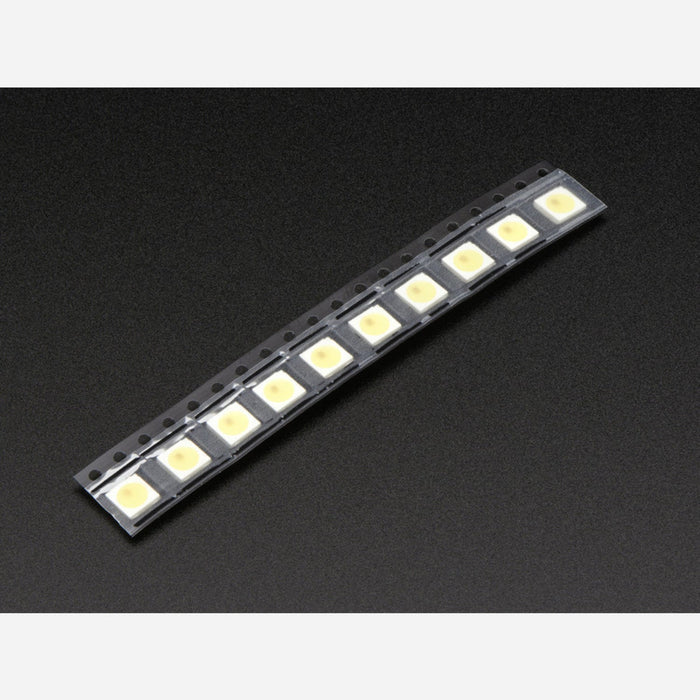 NeoPixel Cool White LED w/ Integrated Driver Chip - 10 Pack [~6000K]