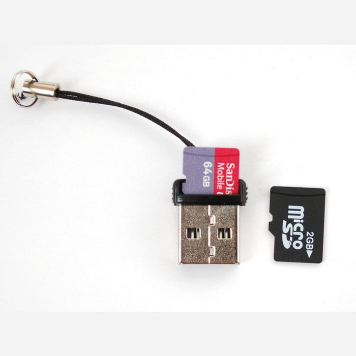 USB MicroSD Card Reader/Writer - microSD / microSDHC / microSDXC