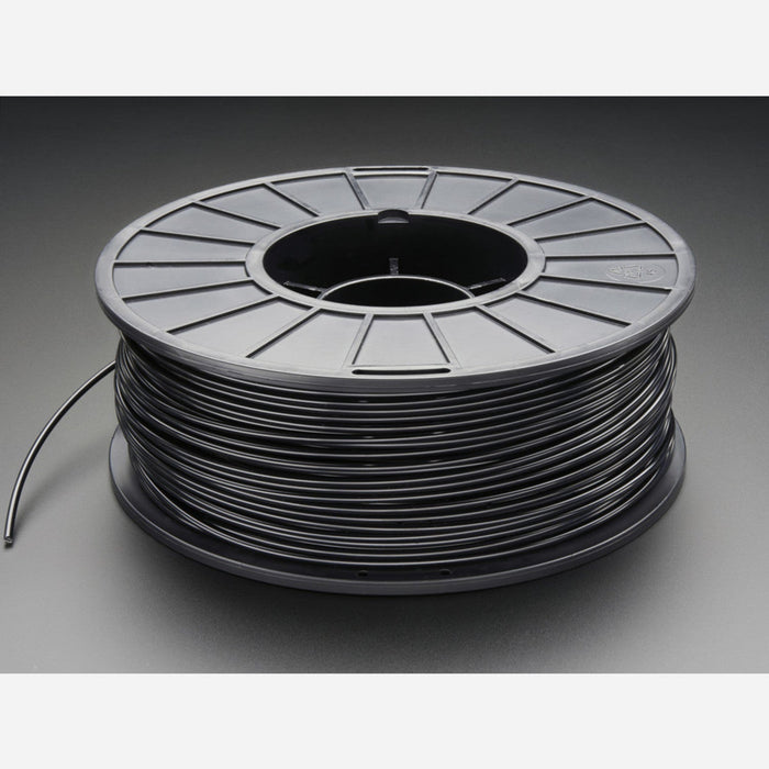 ABS Filament for 3D Printers - 3mm Diameter - Black - 1KG