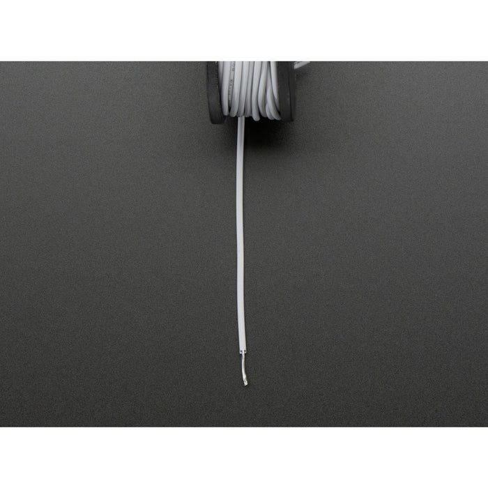 Silicone Cover Stranded-Core Wire - 25ft 26AWG - Gray